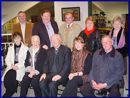 Relatives of Thomas P. Gilmartin, Archbishop of Tuam 1918-1939 attending a lecture by Kieran Waldron. Click photo for details.