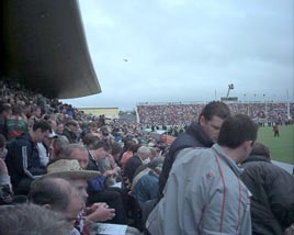 Crowds at the Mayo Galway match last Sunday