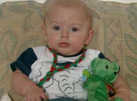 Young Mayo Supporter Tristan Steele looks unimpressed after yesterday's result