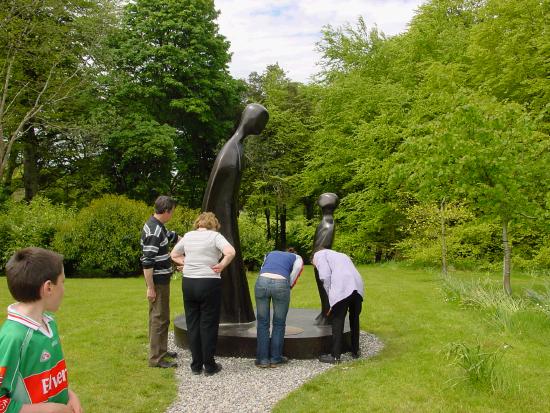 On 20 Sep 2004 The Minister for European Affairs, Dick Roche T.D., together with Mr George Yeo, Minister for Foreign Affairs of Singapore inaugurated one of the late Brother Joseph McNally's most famous works - a 2.5m high bronze casting of Counsellor II at the National Museum of Country Life in Castlebar, Co. Mayo.