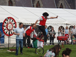 The Fanzini Brothers were a popular item at the weekend's Feile na Tuaithe at the National Museum of Ireland, Country Life. Click photo to see some of the action.