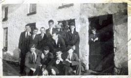 Jack Loftus has provided this old photo taken on New Antrim Street in 1930. Lots of familiar names! Click photo for details.