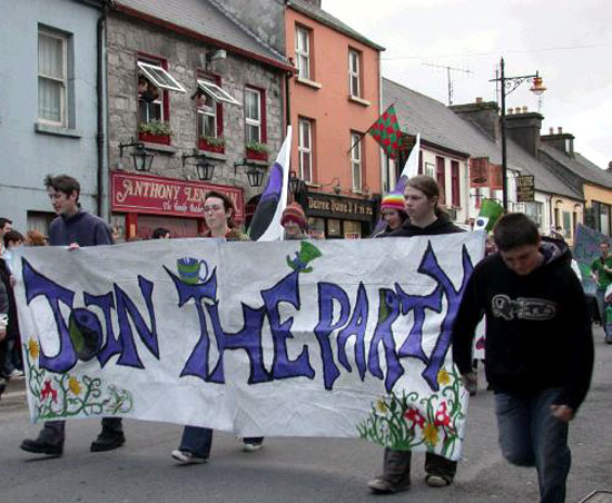 Castlebar St. Patricks Day Parade 2005 - From Linenhall Street