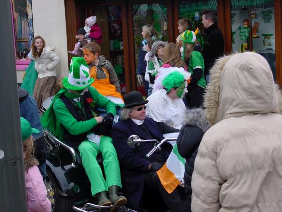 On the Market Square Castlebar - St Patrick's Day Parade 2006