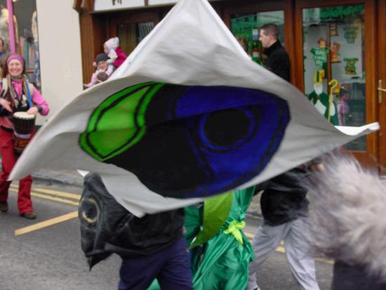 On the Market Square Castlebar - St Patrick's Day Parade 2006