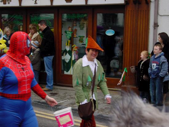 On the Market Square Castlebar - St Patrick's Day Parade 2006