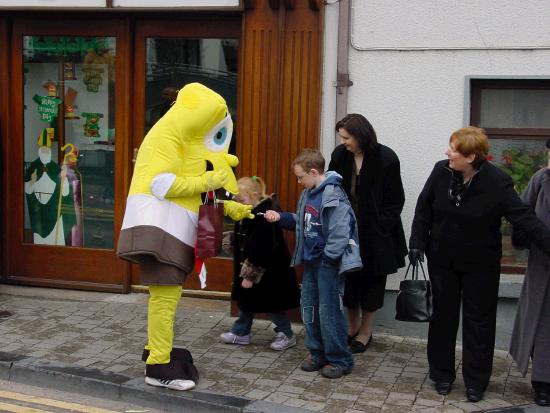 On the Market Square Castlebar - St Patrick's Day Parade 2006