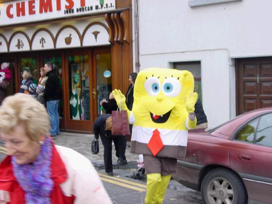 On the Market Square Castlebar - St Patrick's Day Parade 2006