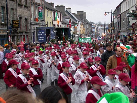 Mainly from Main Street Castlebar the  St Patrick's Day Parade 2006