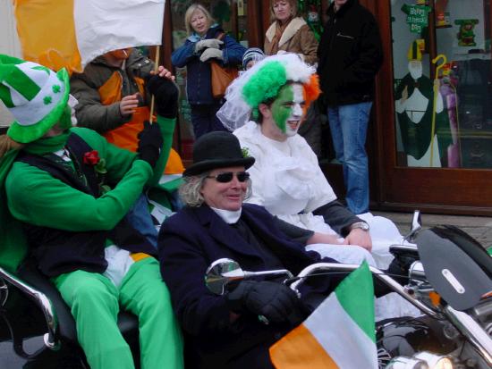 On the Market Square Castlebar - St Patrick's Day Parade 2006