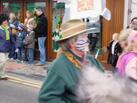 On the Market Square Castlebar - St Patrick's Day Parade 2006