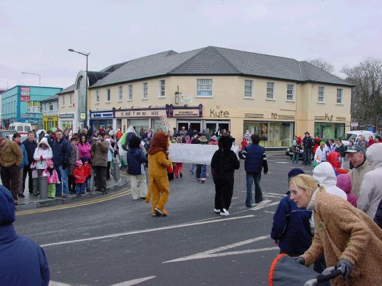On the Market Square Castlebar - St Patrick's Day Parade 2006