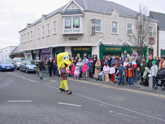 On the Market Square Castlebar - St Patrick's Day Parade 2006