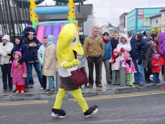 On the Market Square Castlebar - St Patrick's Day Parade 2006