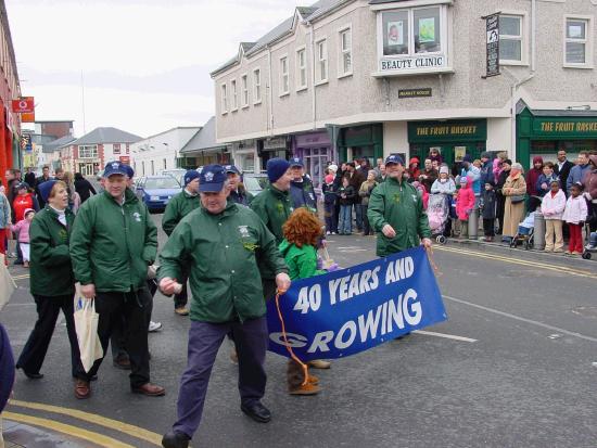 On the Market Square Castlebar - St Patrick's Day Parade 2006