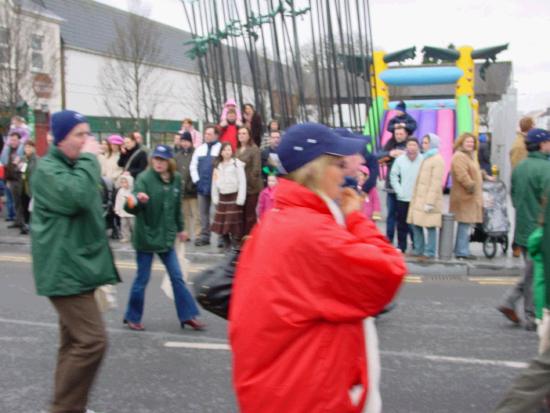 On the Market Square Castlebar - St Patrick's Day Parade 2006