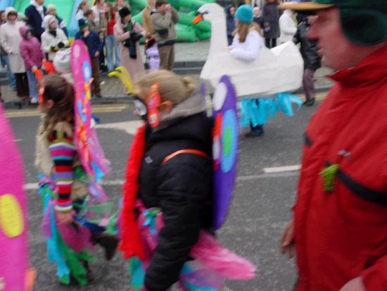 On the Market Square Castlebar - St Patrick's Day Parade 2006