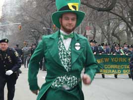 New York on St. Patricks Day