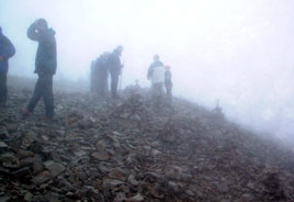 Croagh Patrick on Reek Sunday - click for photos of the Mountain and the Pilgrims.