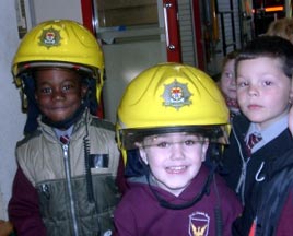Some young firefighters hailing from Breaffy National School. Click photo for the latest adventures from Breaffy's finest!