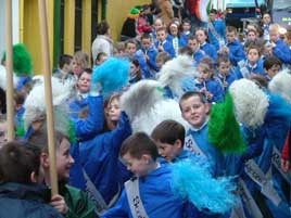 Scoil Raifteiri pupils in the St. Patrick's Day Parade, Castlebar.