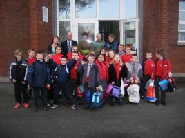 St. Pat's BNS get involved with Omagh Primary School in Cross-Border Project. Click photo for details and more photos. 