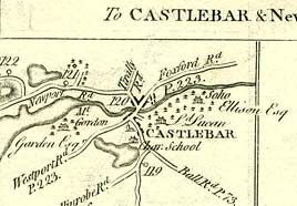 Sean Smyth has unearthed an old 1777 map of Castlebar. He asks has the route of the river changed? Click on the thumbnail above to see the full map and to join in the discussion.