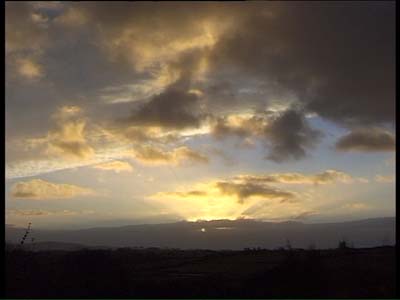Castlebar Sunrise on January 1st 2000