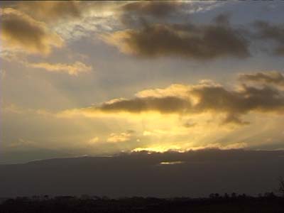 Sunrise in Castlebar January 1st 2000