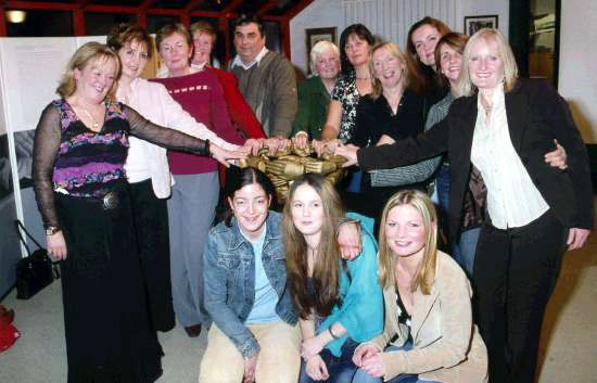 A Group Pictured at the launch of the "In Safe Hands" project at Castlebar library organised by Mayo Women's Support Services and Mayo Rape Crisis Centre
Pic. by Heverin Photography.