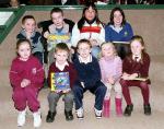 Pictured at Castlebar Library a group of the Joke competition winners from Book Week: Matthew Davidson (age 5), Emma R. Horan (age 6), Roisin Rice (age7), Sean Ivers (age 8),  Christopher Murphy (age 9), Kelly Redmond (age 10), Padraig Heneghan (age 9), 
Clodagh Leonard (age 14), Kityee Cheung (age 15). Photo  Ken Wright Photography 2004 
