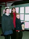 Pictured at Castlebar Library, Poetry competition winner from Book Week, Martin Sykes.  L-R: Caoimhe Sykes, Bernadette Sykes, Martin Sykes. Photo  Ken Wright Photography 2004. 


