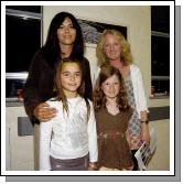 GMIT BA Graduates Art & Design 2007  Turas exhibition held in Mayo General Hospital which was opened by John Behan RHA and will runs from  23rd August until the 23rd October. Tianna Maher, Aideen Carter. Back Carmel Maher and Helena Carter enjoying the exhibition.  .Photo  Ken Wright Photography 2007