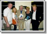 GMIT BA Graduates Art & Design 2007  Turas exhibition held in Mayo General Hospital which was opened by John Behan RHA and will runs from  23rd August until the 23rd October. L-R: John Walsh (Mayo General Hospital Arts Group), Helena Carter, John Behan, Eileen Fitzgerald, Dr. Luke ODonnell (Chairman Mayo General Hospital Arts Group) . Photo  Ken Wright Photography 2007

