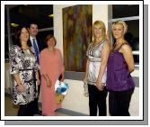GMIT BA Graduates Art & Design 2007  Turas exhibition held in Mayo General Hospital which was opened by John Behan RHA and will runs from  23rd August until the 23rd October. L-R: Karen OReilly (artist), Councillor Keith Martin, Ann OReilly,Vera Curran, Dee OReilly Photo  Ken Wright Photography 2007

