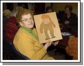 Breda Murphy presenting a visual arts workshop in Balla Community Centre, part of the Arts Office Bealtaine Celebrating Creativity in Older Age. Bridie Jennings Photo  Ken Wright Photography 2007.