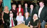 Party time in the TF Royal Theatre Castlebar
A group from Ballina Front L-R: Brian OConnell, Kathleen Carey, Christina Kilgallon, Bella Burke. Back L-R: Monica Menaghan, Mieke Grogan, Rita Gallagher, Jackie Meneghan, James Gallagher, Paddy Murphy, 
Photo  Ken Wright Photography 2004 
