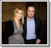 Pictured in the TF Royal Hotel and Theatre on Thursday at the Mike Denver Christmas Party Night. Rachel Cunningham and Kevin Prendergast. Photo  KWP Studio 094. 
