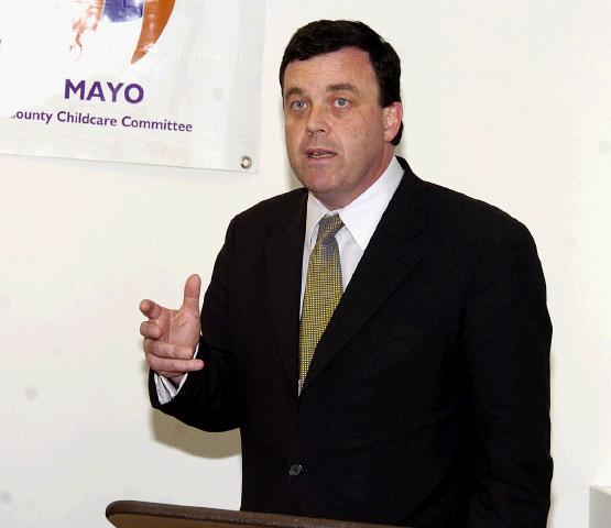 Pictured at the official opening of Mayo County Childcare Committee and Mayo CCC Research new offices in Castlebar by Brian Lenihan TD. Photo  Ken Wright Photography 2007. 