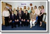 Pictured at the official opening of Mayo County Childcare Committee and Mayo CCC Research new offices in Castlebar by Brian Lenihan TD, Minister and members of the Mayo CCC and staff.  Front L-R: Jim Power Co-ordinator Mayo County Childcare Committee, Brendan Heneghan Mayor of Castlebar, Brian Lenihan TD, Vivienne Rattigan. Back L-R: Jenny Bernard, Patrick Higgins VEC, Mary OBoyle, Pamela Ni Thaidhg , Amanda McHugh, Michelle Basquille, Mary Conway, Olivia Donoghue, Geraldine Carolan, Lily Cunningham, Angela Cope. Photo  Ken Wright Photography 2007. 


