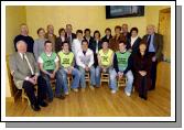 Pictured in An Sportlann Alan Dillon centre (Mayo Team Player) with Brendan Coleman, Brian King, Paul Higgins, Martin Moran, who will be climbing Kilimanjaro in September to raise funds for Cancer Research.. Also in the picture are their parents and Kevin Bourke Photo  Ken Wright Photography 2007.   