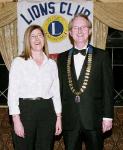 Lions Club Charter Dinner held in the Welcome Inn
Janet ONeill and Michael ONeill (President)
Photo  Ken Wright Photography 2005
