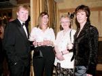 Lions Club Charter Dinner held in the Welcome Inn
L-R: Gerry OMalley, Janet ONeill, Agnes Earley, Mary OMalley: Photo  Ken Wright Photography 2005
