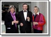 Pictured at the Castlebar Lions Club wine reception held in Days Hotel prior to the Opera Don Giovanni which was held in the TF Royal Hotel & Theatre. L-R: Susie Fry, Joe Staunton, Elaine Devereux Photo  Ken Wright Photography 2007.  