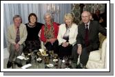 Pictured at the Castlebar Lions Club wine reception held in Days Hotel prior to the Opera Don Giovanni which was held in the TF Royal Hotel & Theatre. L-R: Patrick Braille, Monica Browne, Mary B. Walsh, Kate Raeburn - Smith, John Raeburn- Smith, Photo  Ken Wright Photography 2007. 