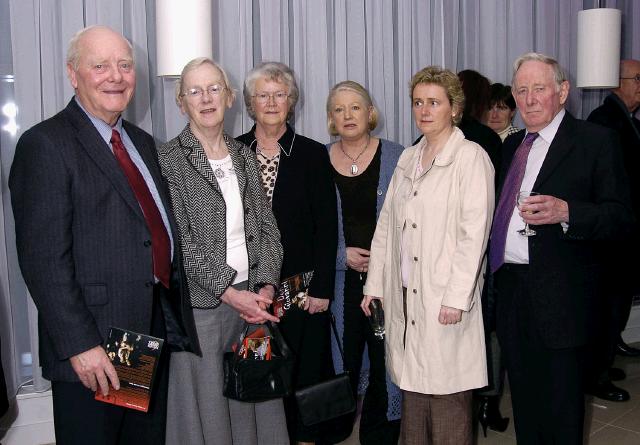 Pictured at the Castlebar Lions Club wine reception held in Days Hotel prior to the Opera Don Giovanni which was held in the TF Royal Hotel & Theatre. L-R: John Newman, Betty Solan, Patty Flynn, Laura Newman, Dervla Flynn, Billy Flynn. Photo  Ken Wright Photography 2007.  

