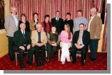 Mayo Athletic Club Presentations held in Breaffy House Hotel & Spa Castlebar
Front L-R: Paddy Marley (Competition Secretary Athletics Ireland), Gay Nevin (Deputy General Manger Breaffy House Hotel & Spa), Mary Mulryan (Enable Ireland), Margaret Loftus, John Mulligan MC for the evening (Mid West Radio), Back L-R: Michael McGrath (MAC), Ann Heneghan (Crumlin Hospital), Monica Sloyan (Crumlin Hospital), Teresa Moran (Crumlin Hospital), Brendan Conwell (Chairman Mayo Athletic Club), Martina Loftus (Enable Ireland), Christy Heneghan (Mayo Roscommon Hospice), Joe Brett (Western Care): Photo  Ken Wright Photography 2004 
