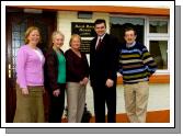 James Kilbane pictured at Rock Rose House with members of the Mayo Cancer Support Association making the final preparations for the forthcoming concert  
in the Castlecourt Hotel Westport on 17th February at 8 pm doors open at 7pm L-R: Geraldine Ryan (support Worker), Mary Harvey (Support Worker), Angela Kirrane (Manager of Services), James Kilbane, Noel Vahey (Support Worker).The proceeds are in aid of the Mayo Cancer Support Association, tickets are available from the Castlecourt Hotel 098 55088 or Rock Rose House 90 44877 and various outlets around the county. Photo  Ken Wright Photography 2008. 

