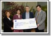 Pictured in Mayo General Hospital at a presentation of a cheque for 1,850 euro to Mary Casey for the MRI Scanner Appeal by Austin Vaughan County Librarian. The money is the proceeds from the Library Table Quiz which was held in the TF Royal Hotel L-R: Marie Mellett (Ward Manager), Dr. Mary Casey Consultant Radiologist Mayo General Hospital), Austin Vaughan, Mr Kevin Barry (Consultant Surgeon Mayo General Hospital). Photo  Ken Wright Photography 2007. 