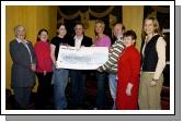 Pictured in the TF Royal Hotel & Theatre members of the Castlebar Pantomime Committee presenting a cheque to Walter Donoghue and Mary McKeon of the Irish Childrens Pilgrimage Trust, for 1.000 euro which was part of the proceeds from the 2007 Castlebar Pantomime production. The Trust will be bringing nine special needs children from Mayo to Lourdes this Easter. L-R: Nan Monaghan, Sinead Finnegan, Paula Murphy (Treasurer), Walter Donoghue, Mary McKeon, Jason Guthrie Chairperson), Noleen Groarke, Karen Conway (PRO). Photo  Ken Wright Photography 2007.
